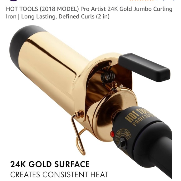 Hot Tools Professional 24K Gold Curling Iron - Picture 1 of 5